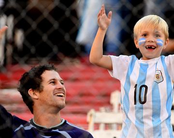 Así se vivió la previa de Argentina-Chile