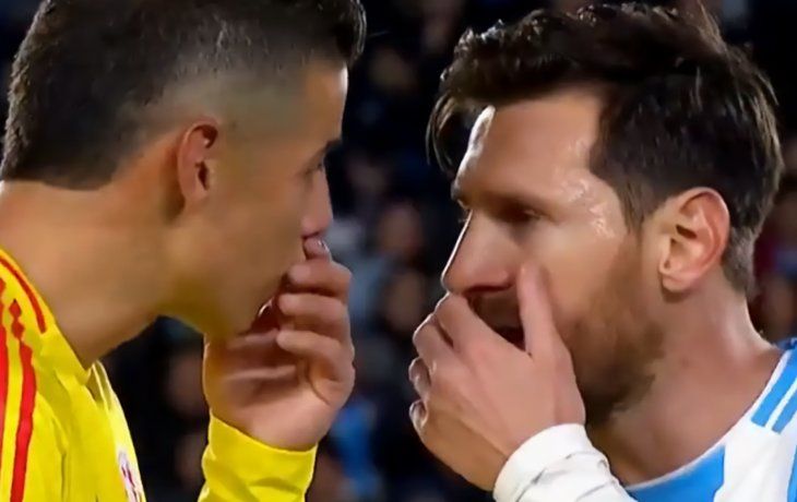El tenso cruce entre Messi y James en Argentina-Colombia: Hablás mucho