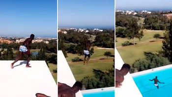 escandalo con un jugador del milan que se tiro a la pileta a lo charly garcia escandalo con un jugador del milan que se tiro a la pileta a lo charly garcia