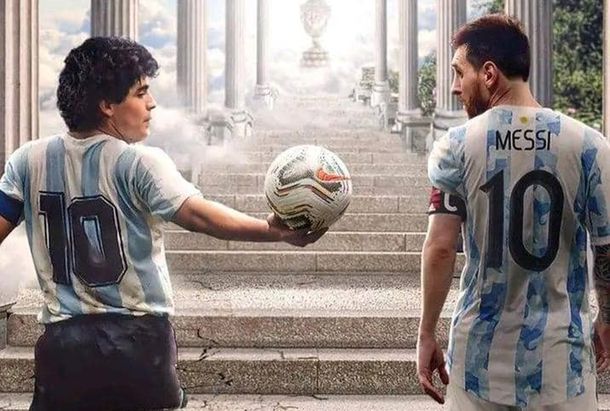 Eterno: el sentido homenaje de Lionel Messi a Diego Maradona en el aniversario de su muerte