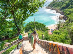 La increíble playa de Oaxaca. La increíble playa de Oaxaca.