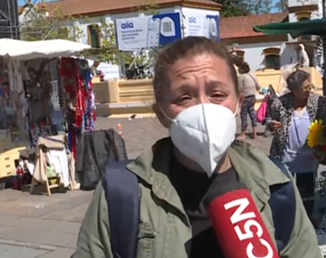 Una mujer se quebró en Luján: Vengo a pedir perdón porque yo milité por este gobierno