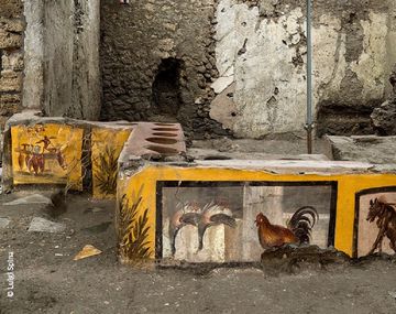 Hallan en Pompeya un local de comida rápida de casi 2.000 años de antigüedad