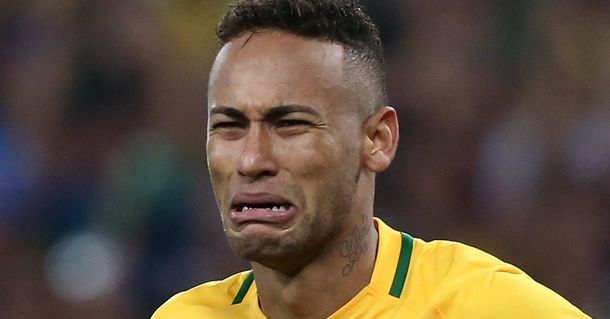 Las lágrimas de Neymar tras quedar afuera del Mundial de Rusia 2018