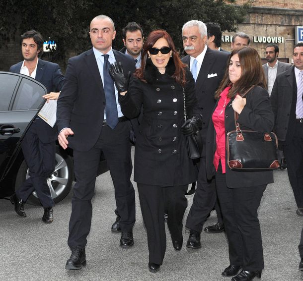 Cristina Fernández llegó a Roma para reunirse con el Papa