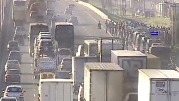tras dos horas de piquete, liberaron el transito tras dos horas de piquete, liberaron el transito