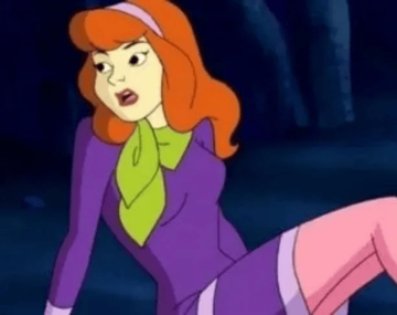 Así se vería Daphne de Scooby Doo en la realidad, según la inteligencia artificial.