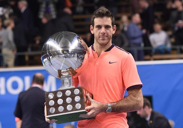 Juan Martín Del Potro recibió su primer título desde su regreso al circuito.