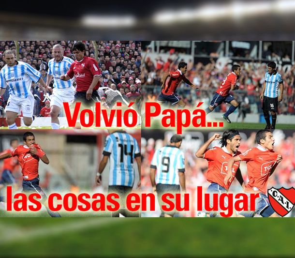 Volvió Independiente y sus hinchas lo disfrutaron con afiches