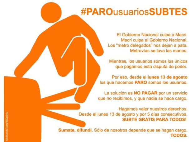 Los usuarios del subte siguen con la idea de no pagar boleto