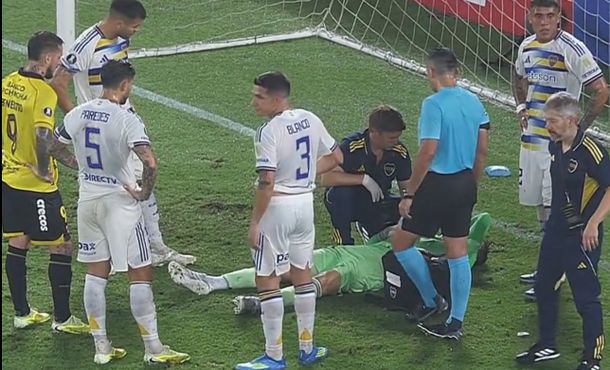 Leandro Brey se retiró lesionado y crece la preocupación en Boca: qué le pasó