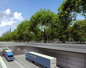 Sorpresa: el nuevo Paseo del Bajo tendrá peaje para camiones y micros