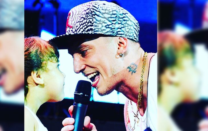 El Polaco volvió a ver a su hija Alma