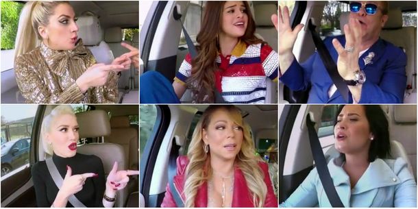 Así fue el Carpool Karaoke en Late Late Show