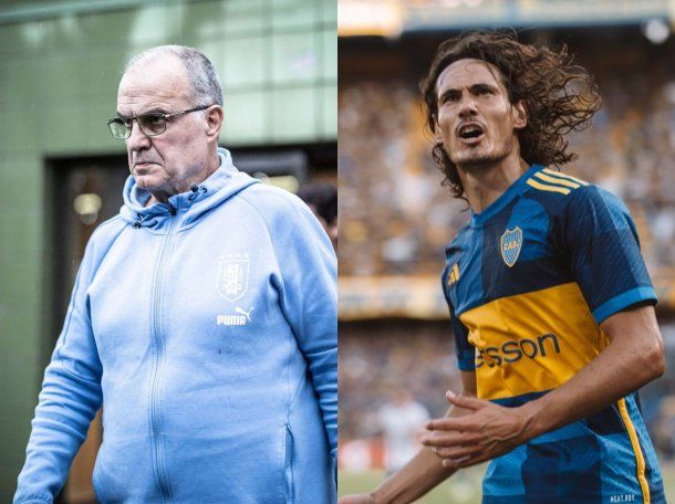 Marcelo Bielsa se refirió a la chance de convocar a Edinson Cavani a la Selección de Uruguay