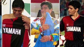 las fotos ineditas de maradona en newells las fotos ineditas de maradona en newells