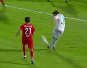 Quiso emular la rabona de Calleri