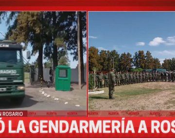 Comenzaron a llegar los efectivos de Gendarmería para reforzar la seguridad en Rosario