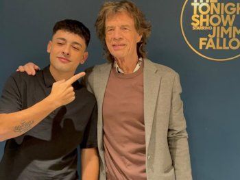 Viral: el cruce entre Trueno y Mick Jagger en Nueva York que explotó en redes