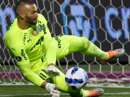 el arquero de palmeiras calienta la previa ante boca: voy a... el arquero de palmeiras calienta la previa ante boca: voy a...