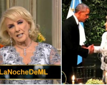 La intimidad del encuentro de Mirtha y Obama