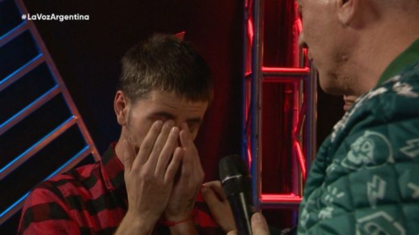 La Voz Argentina: un participante se quebró al ser rechazado por el jurado