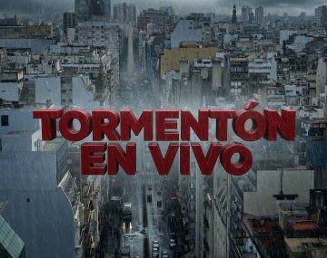 Mapa del tormentón EN VIVO: a qué hora para de llover en el AMBA