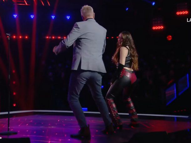 El perreo de Marley junto a una participante de La Voz Argentina
