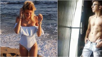 Ruggeri y Noya compartieron sus fotos en Instagram Ruggeri y Noya compartieron sus fotos en Instagram