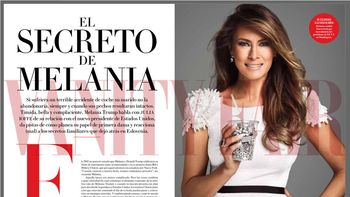 Parte de la nota sobre Melania Trump en Vanity Fair México de febrero Parte de la nota sobre Melania Trump en Vanity Fair México de febrero