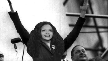 Tras increpar a Macri, Rihanna es Evita para las redes sociales Tras increpar a Macri, Rihanna es Evita para las redes sociales