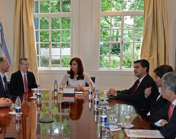 La primera actividad formal de Cristina Fernández en Olivos