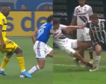 Fuerte enojo en Boca con Wilmar Roldán: misma patada