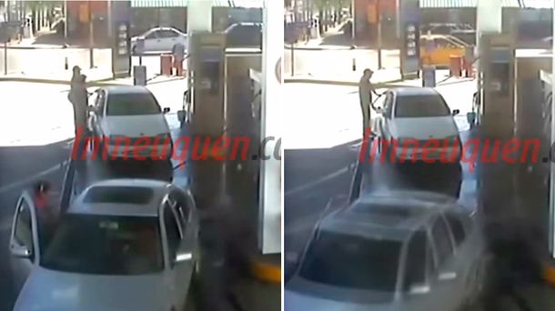 VIDEO: Llenaron el tanque en una estación de servicio y se fueron sin pagar