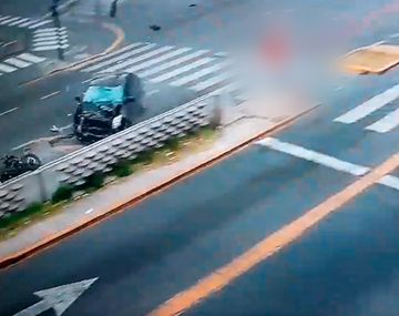 Un video muestra el momento exacto del accidente fatal en Paternal