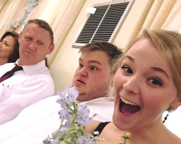 Una foto viral: el novio era muy feo para ella