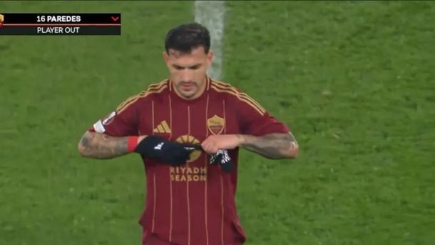 Atento Boca: Leandro Paredes salió reemplazado y ¿se despidió de Roma?