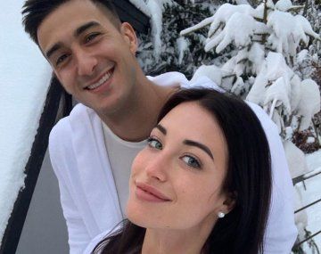 La reacción de la novia de Juan Musso tras ver la foto al desnudo