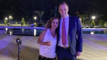 Manuel Adorni y su madre Silvia Pais Manuel Adorni y su madre Silvia Pais