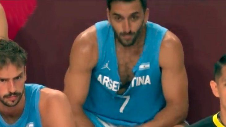 El enojo de Campazzo tras salir por cinco faltas: se rompió la camiseta