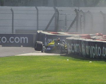 Video: el impactante accidente del compañero de Colapinto en la FP1