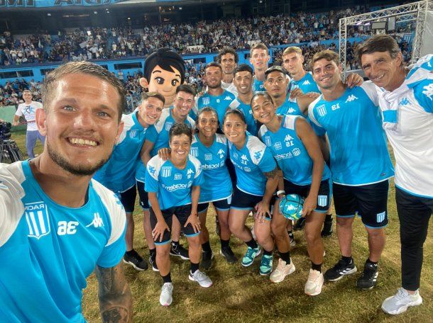 Ante una multitud, Racing presentó a casi todos sus nuevos refuerzos