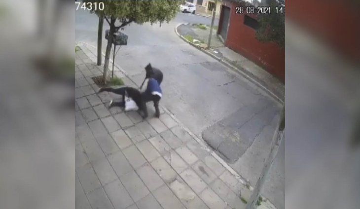 Violento robo: así golpearon a una joven para sacarle la mochila
