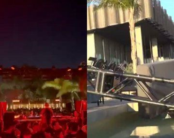 Derrumbe en un boliche de Costanera Norte.&nbsp;