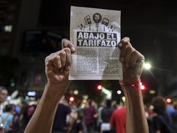 Las protestas por el tarifazo se hicieron sentir en todo el país