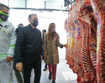 Victoria Tolosa Paz y Fernando Gray recorrieron pymes en Esteban Echeverría