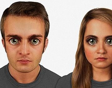Cómo serán las caras humanas dentro de 100 mil años