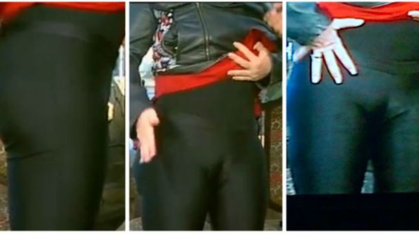 La foto de la que habló el país: la calza de Carmen Barbieri