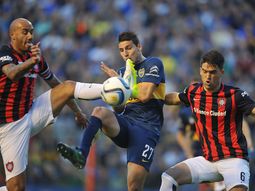 regalo papal: san lorenzo golpeo en el final y dejo a boca sin la punta regalo papal: san lorenzo golpeo en el final y dejo a boca sin la punta