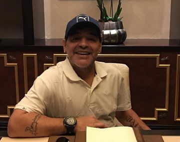 Diego Maradona abrió una cuenta de Instagram el 9 de septiembre